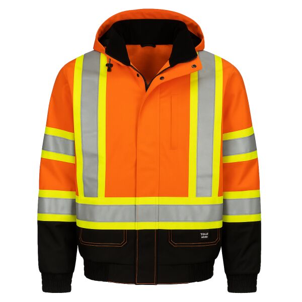 Poly Oxford 3-In-1 Safety Bomber with Fleece Liner Thumbnail